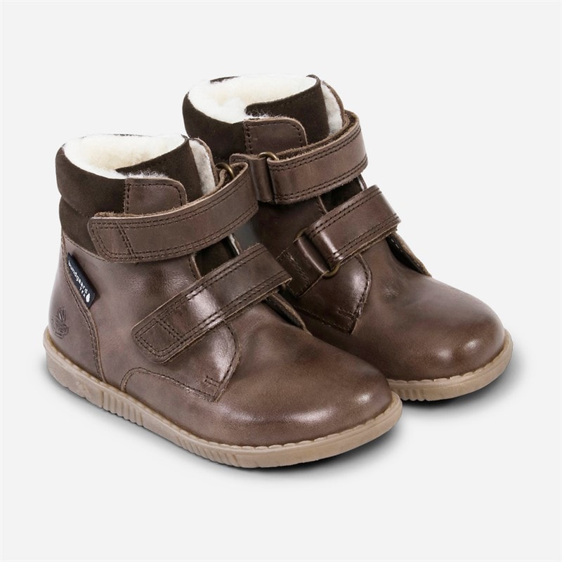 Bundgaard Børne Kanin Vandtætte Støvler Dark Brown - Billede 1