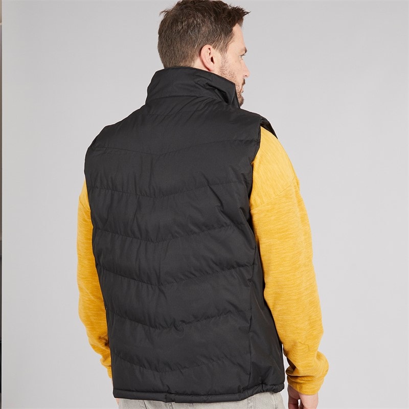 Trespass Herre Vatteret Vandafvisende Gilet Vest Sort - Billede 2