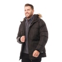 Trespass Herre Baldwin Isoleret Vandafvisende Parka Sort