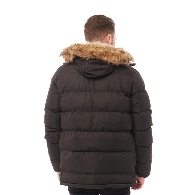 Trespass Herre Baldwin Isoleret Vandafvisende Parka Sort - Billede 2