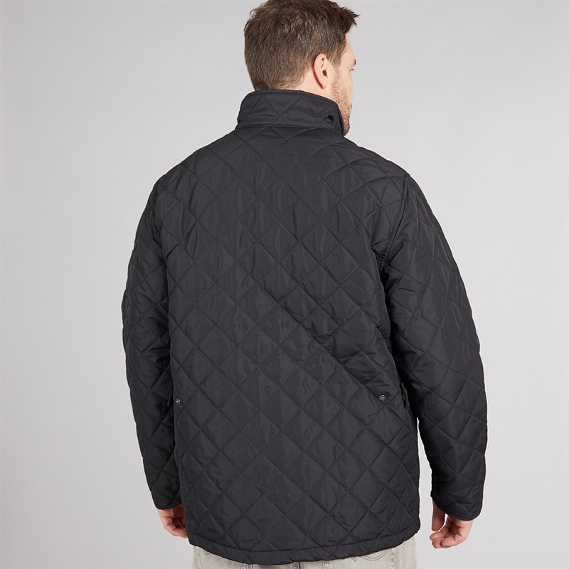 Trespass Herrer Argyle Vatteret Jakke Sort - Billede 2