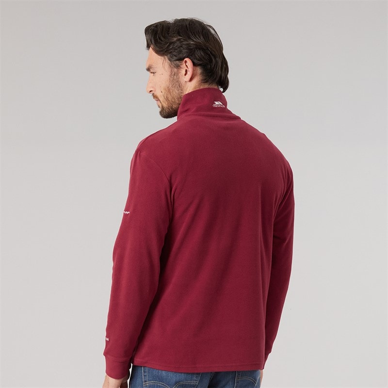 Trespass Herre Masonville Fleece Rød - Billede 2