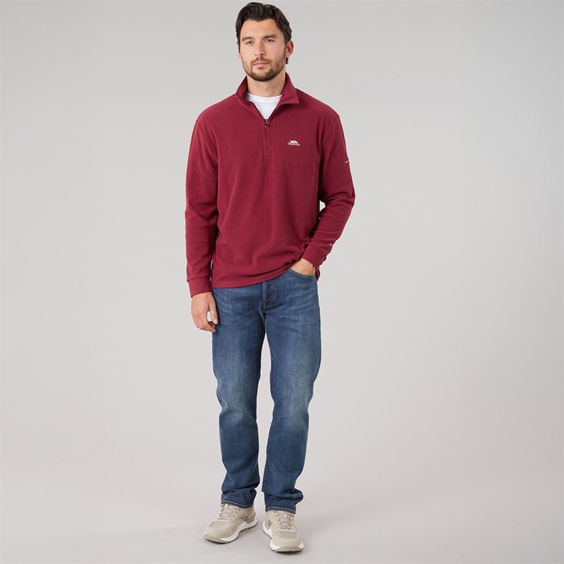 Trespass Herre Masonville Fleece Rød - Billede 4