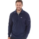 Trespass Herre Masonville 1/2 lynlås Micro Fleece Blå