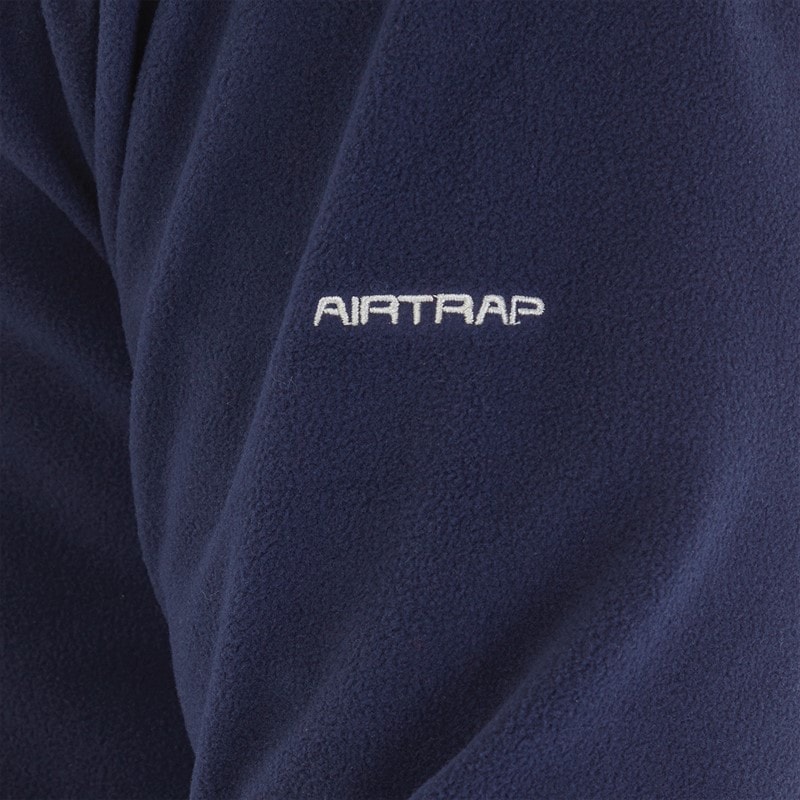 Trespass Herre Masonville 1/2 lynlås Micro Fleece Blå - Billede 4