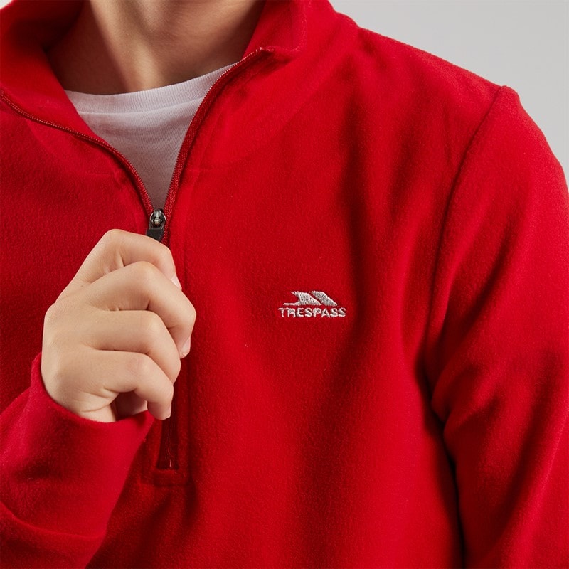 Trespass Drenge Masonville Fleece Rød - Billede 3