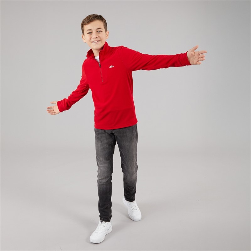 Trespass Drenge Masonville Fleece Rød - Billede 4