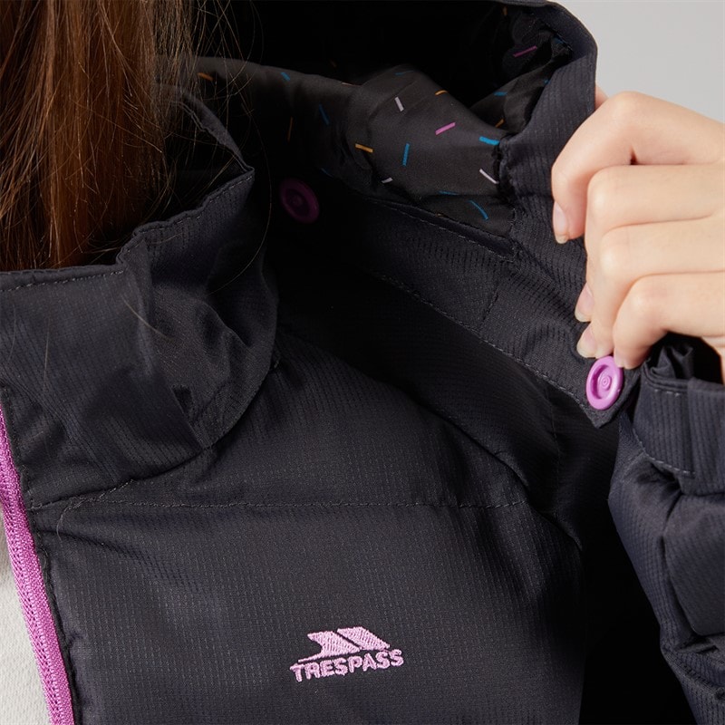Trespass Piger Amira Waterproof Padded Præstation/Teknisk Grå - Billede 5