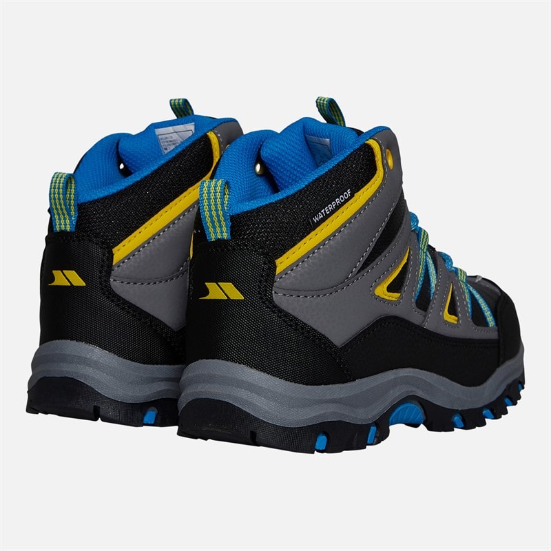 Trespass Børn Gillon 2 Mid Waterproof Vandrestøvler Sort - Billede 3