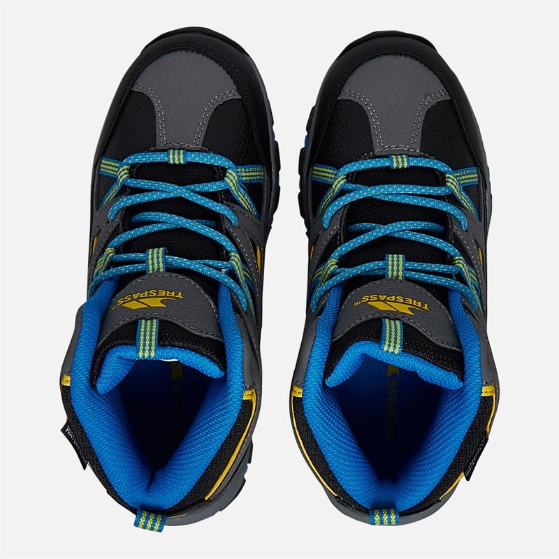 Trespass Børn Gillon 2 Mid Waterproof Vandrestøvler Sort - Billede 4