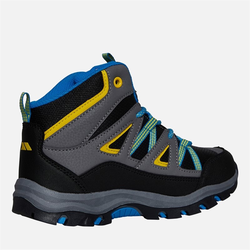 Trespass Børn Gillon 2 Mid Waterproof Vandrestøvler Sort - Billede 5