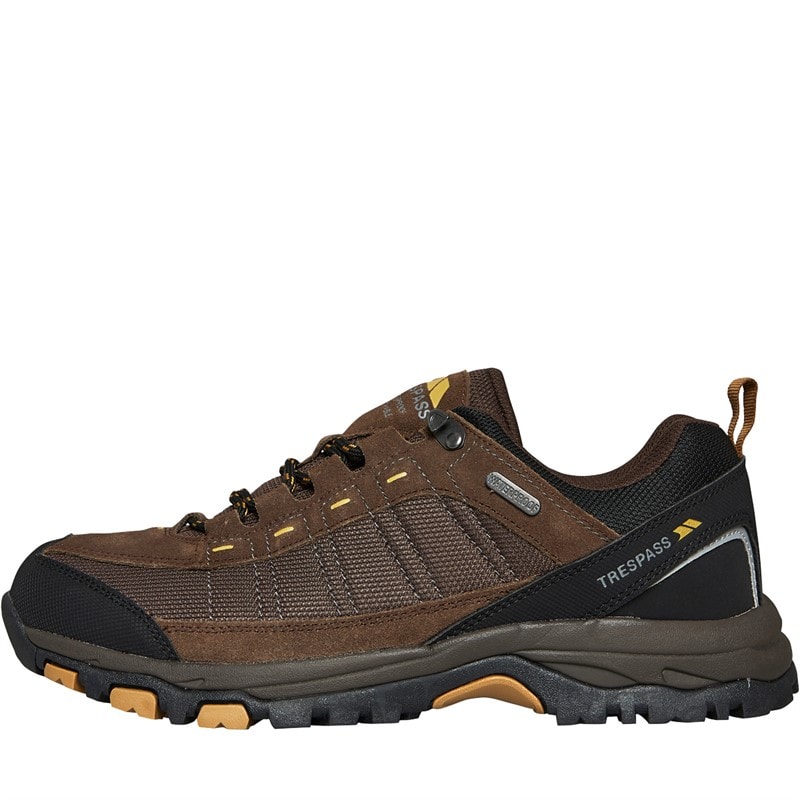 Trespass Herre Scarp Waterproof Hiking Vandrestøvler Brun - Billede 1