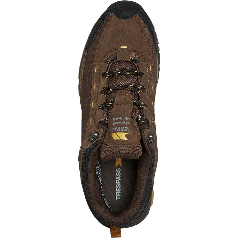Trespass Herre Scarp Waterproof Hiking Vandrestøvler Brun - Billede 4