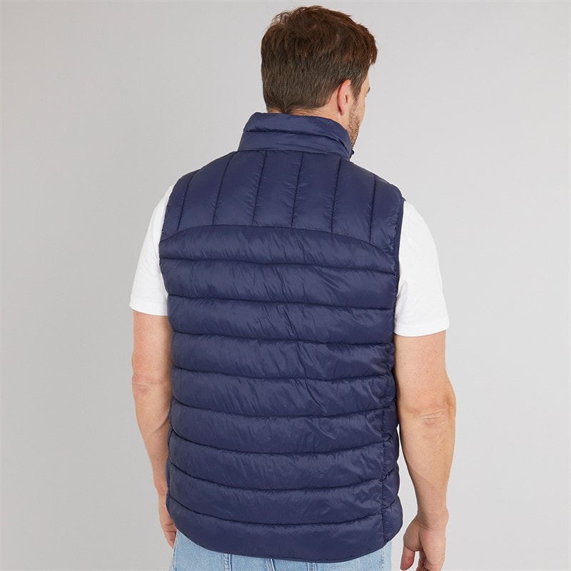 Trespass Herre Fergal Micro Polstret Vest Navy - Billede 2