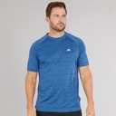 Trespass Herre Leecana Tech T-Shirt Blå Melange