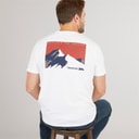 Trespass Herre Svensson Ryg Logo T-shirt Hvid