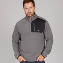 Trespass Herre Mcgeechan 1 / 2 Zip Micro Fleece Mellem Grå