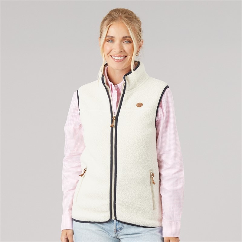 Trespass Dame Pleasance Fuldt lynlås Fleece Vest Spøgelse - Billede 3
