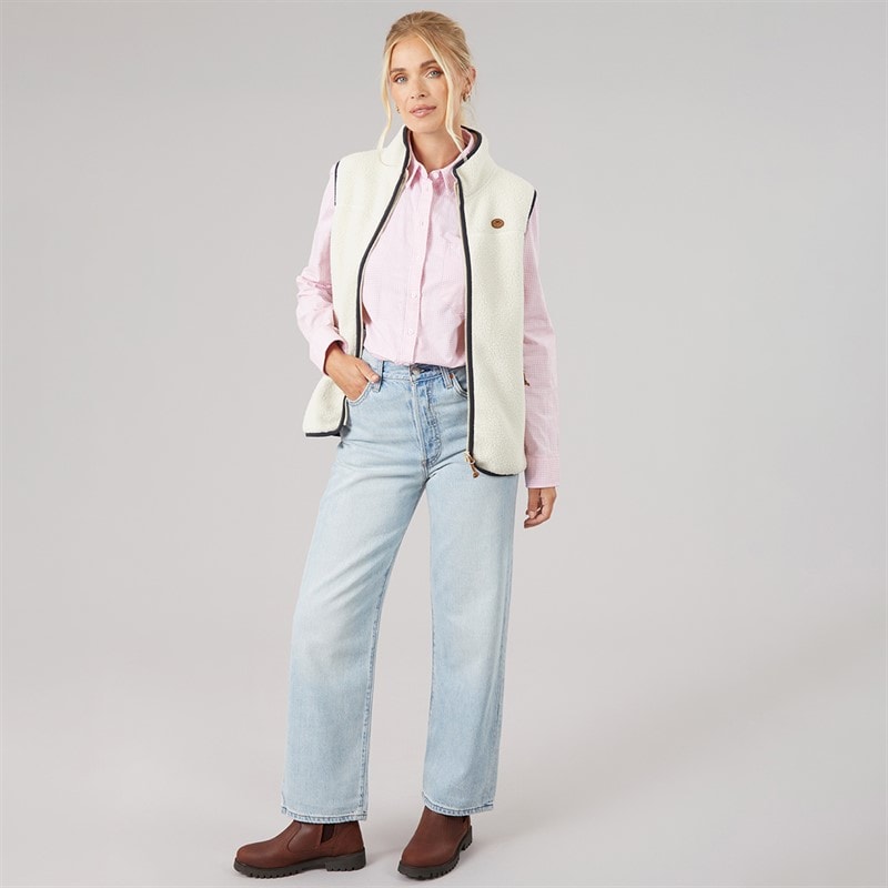 Trespass Dame Pleasance Fuldt lynlås Fleece Vest Spøgelse - Billede 4