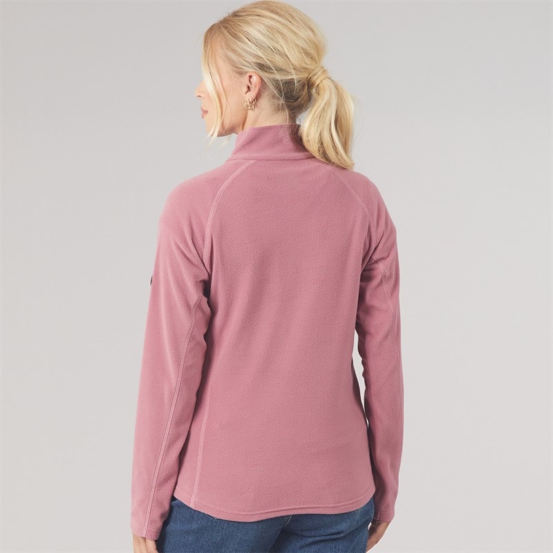 Trespass Dame Shiner 2 1/2 Zip Mikro Fleece Falmet rose - Billede 2