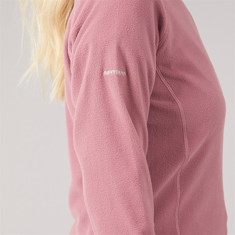 Trespass Dame Shiner 2 1/2 Zip Mikro Fleece Falmet rose - Billede 5
