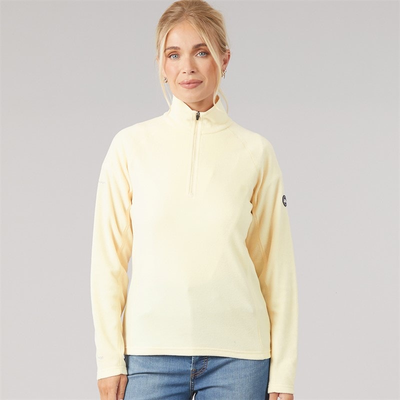 Trespass Dame Shiner 2 1/2 Zip Mikro Fleece Creme - Billede 3