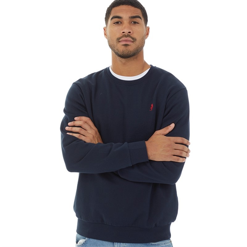 MCS Herre Rundhals Sweatshirt Mørk Safir - Billede 1