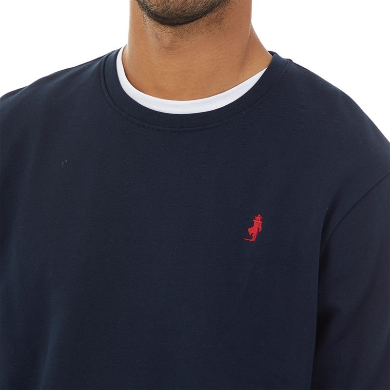 MCS Herre Rundhals Sweatshirt Mørk Safir - Billede 3
