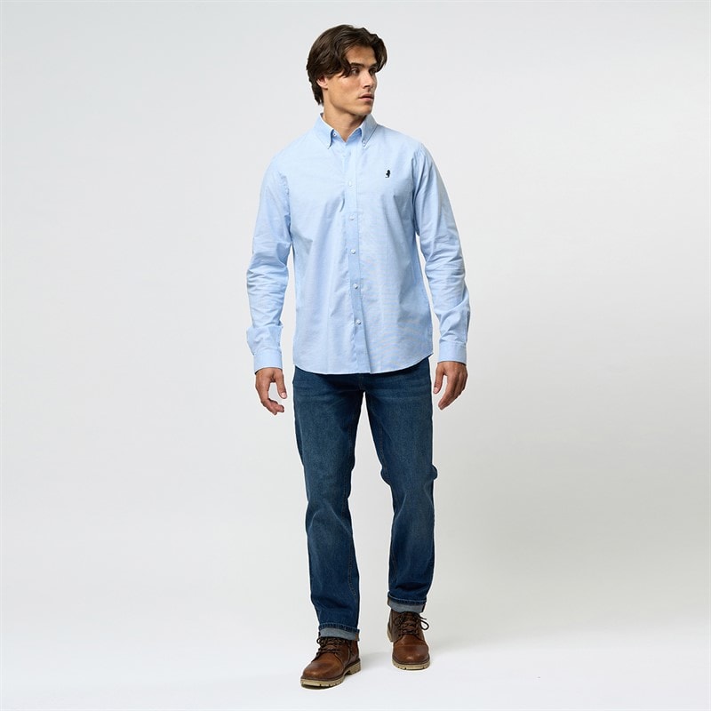 MCS Herre Greg Skjorte Light Blue - Billede 4