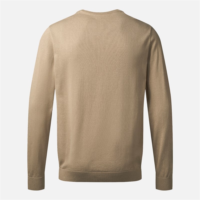 MCS Herre Rund Hals Ellison Strik Sweater  Silver Mink - Billede 2