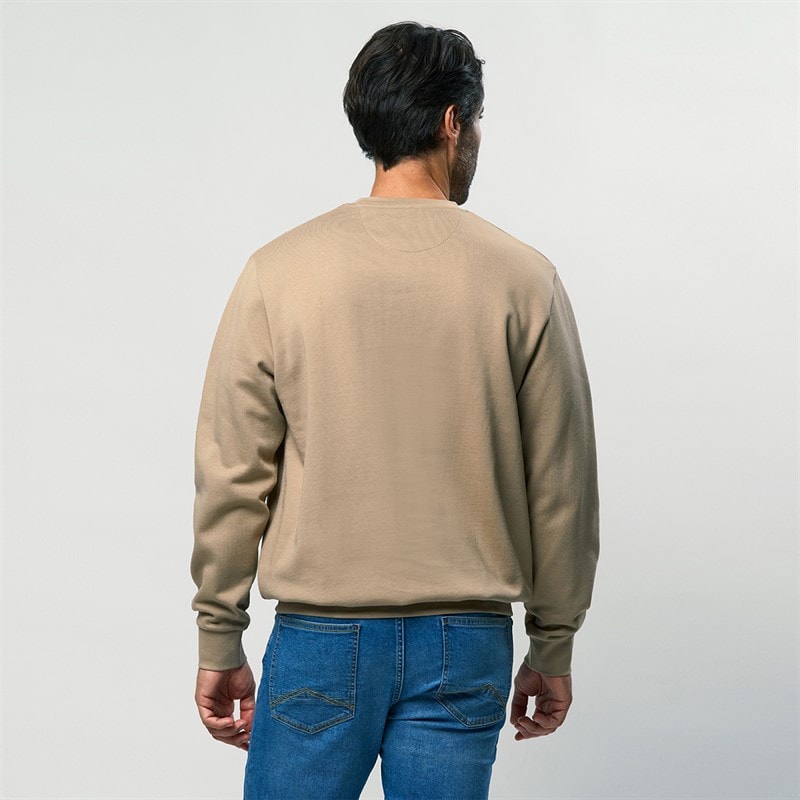 MCS Herre Skyler Sweatshirt  Silver Mink - Billede 2