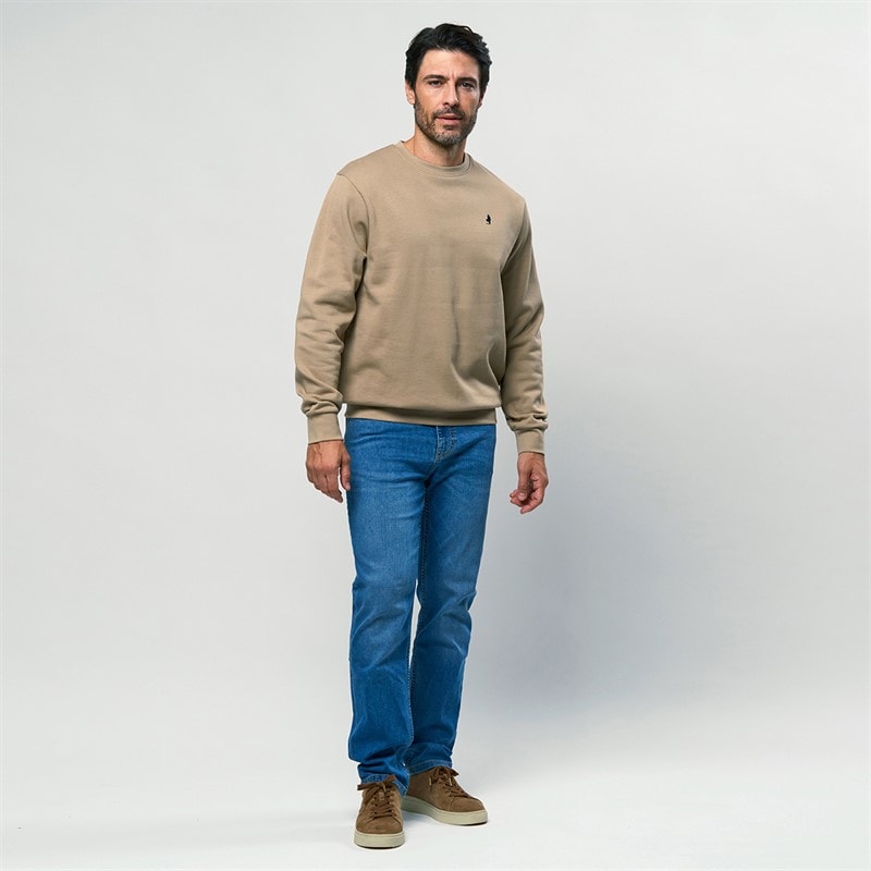 MCS Herre Skyler Sweatshirt  Silver Mink - Billede 4