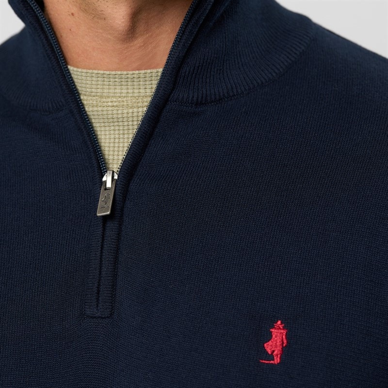 MCS Herre Eli Strik Sweater  Dark Sapphire - Billede 3