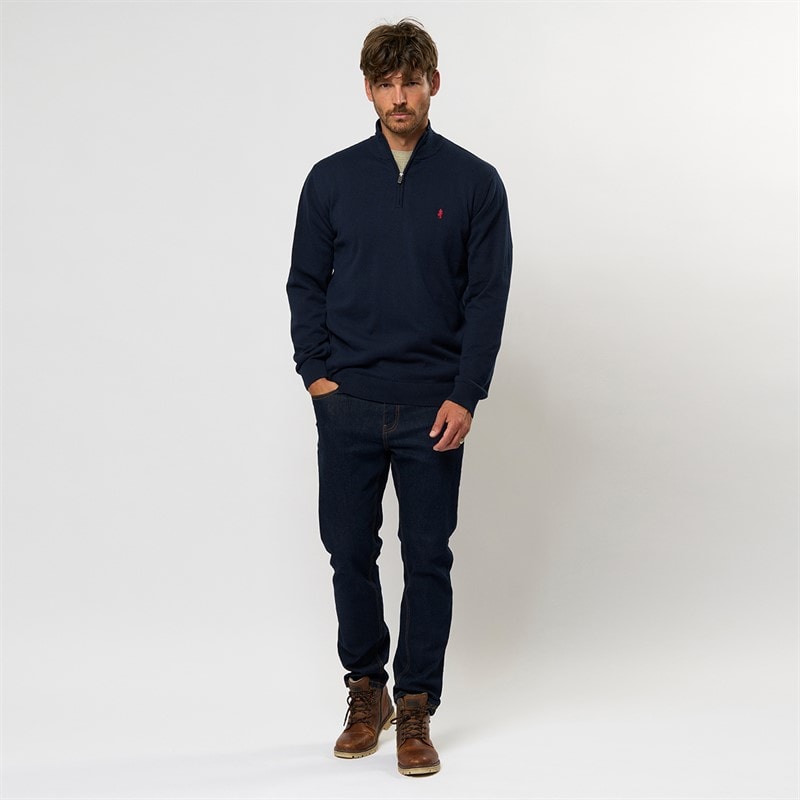 MCS Herre Eli Strik Sweater  Dark Sapphire - Billede 4