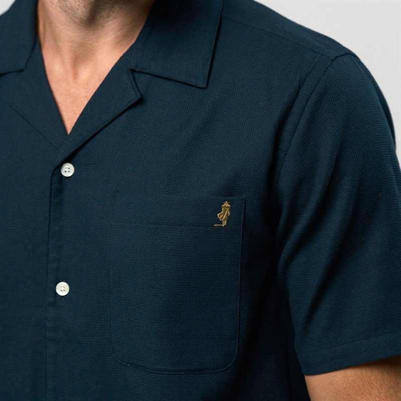 MCS Herre Jackson Skjorte Dark Sapphire - Billede 3
