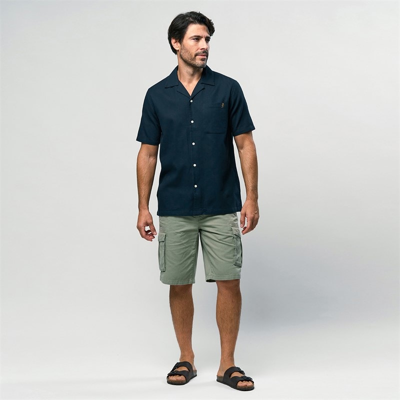 MCS Herre Jackson Skjorte Dark Sapphire - Billede 4