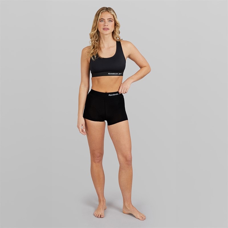 Reebok Sports-BH Top til Kvinder Steffi Sort - Billede 3