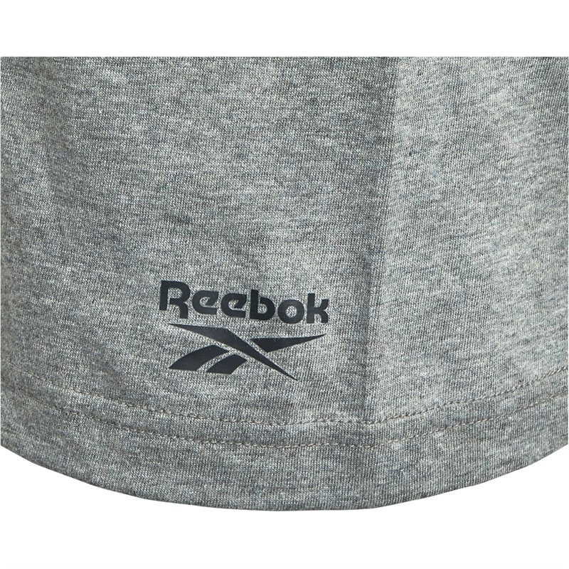 Reebok Herre Santo T-Shirts 3-pak Sort/Grå Melange/Hvid - Billede 2
