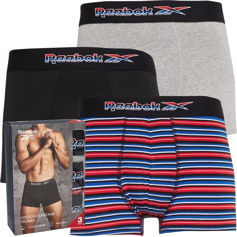 Reebok Herre Ar Cotton Trunks Boxer shorts Flerfarvet