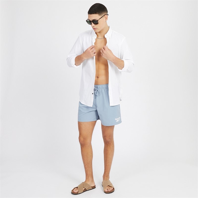 Reebok Herre Yale Svømme Shorts Grå - Billede 3