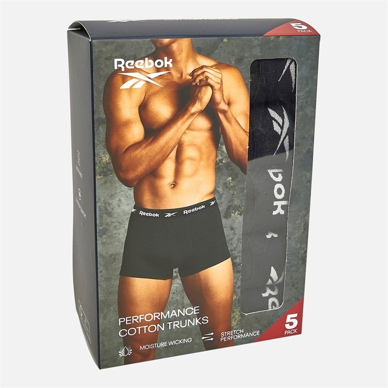 Reebok Herre Boyes Boxer shorts Sort - Billede 2