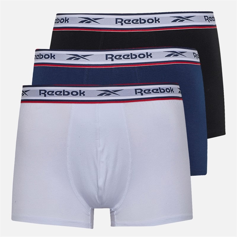 Reebok Herre Barlow Trepak Bomuld Trusser Sort/Hvid/Navy