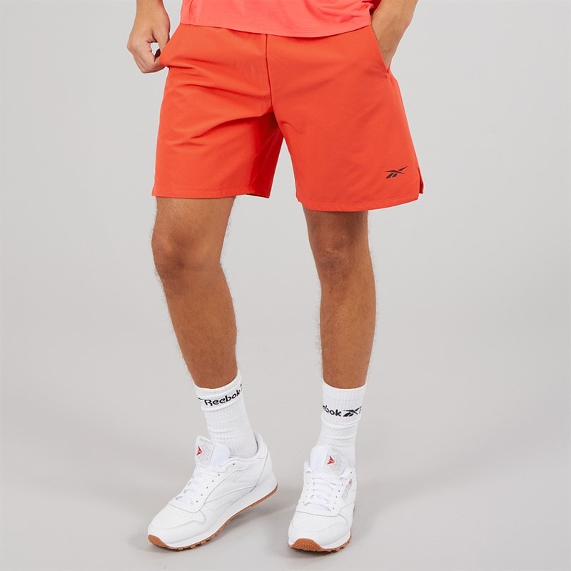 Reebok Herre Atlets Styrke Shorts Energy Red