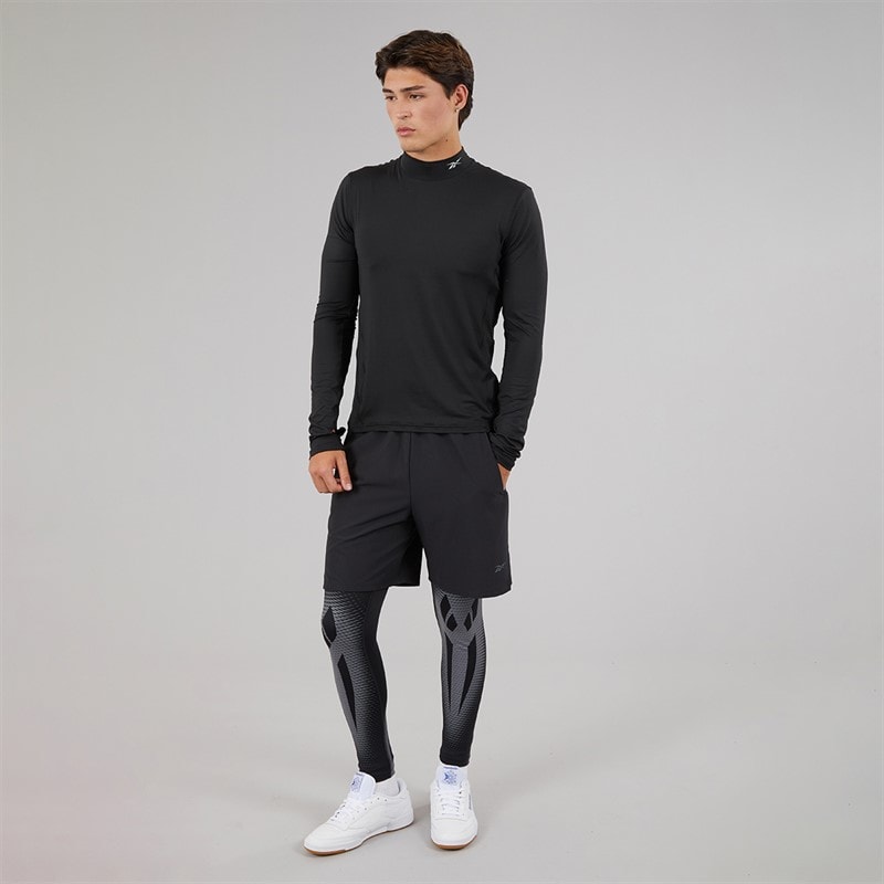 Reebok Herre Energi Genopretnings System Ydeevne Tights Sort/Grå - Billede 4