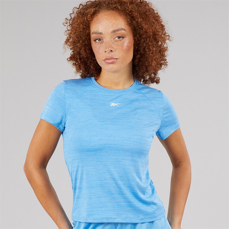 Reebok Dame ID Trænings T shirt Recovery Blue