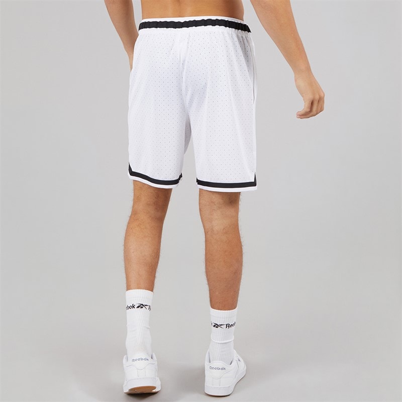 Reebok Herre Reebok Basketball 7 tommer Overgang Shorts Hvid - Billede 3