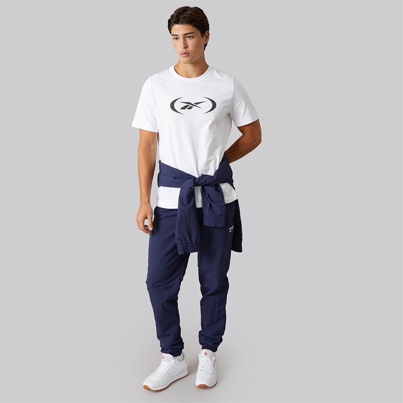 Reebok Herre basketball t-shirt Hvid - Billede 4