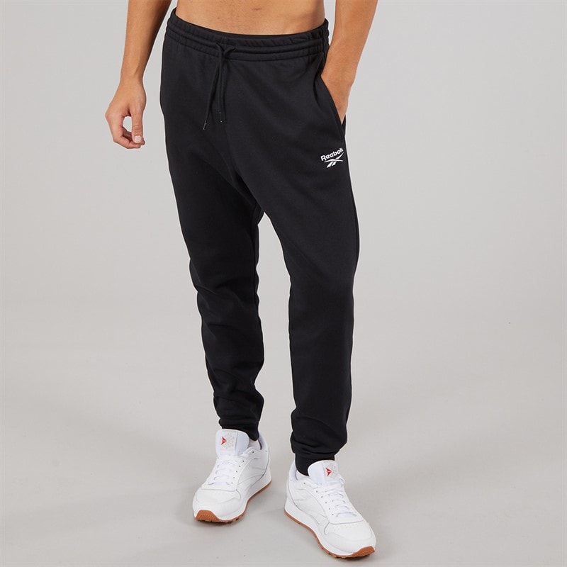 Reebok Herre Reebok Identity Lille Logo Fleece Joggebukser Sort - Billede 2