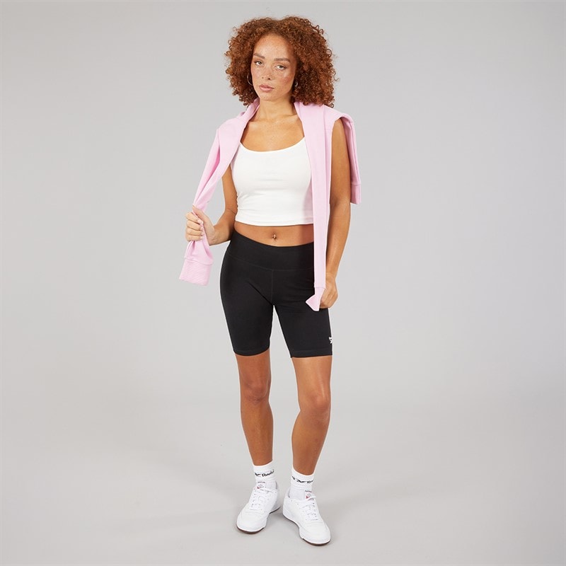 Reebok Dametøj Reebok Identity Lille Logo Tætsiddende Shorts Sort - Billede 4