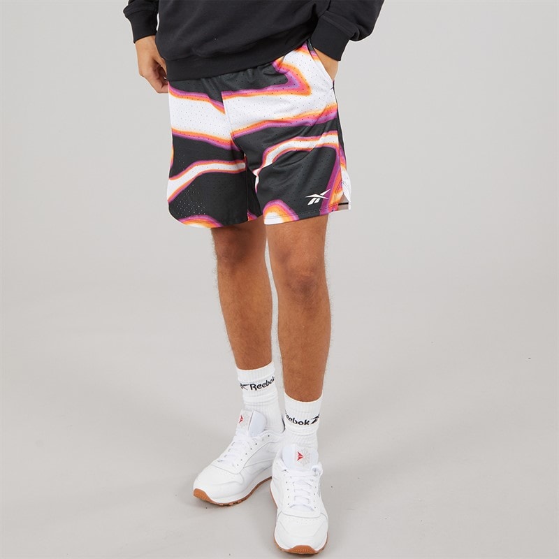 Reebok Herre Reebok Basketball Grafik 7 Tommer Overgang Shorts Heat Wave